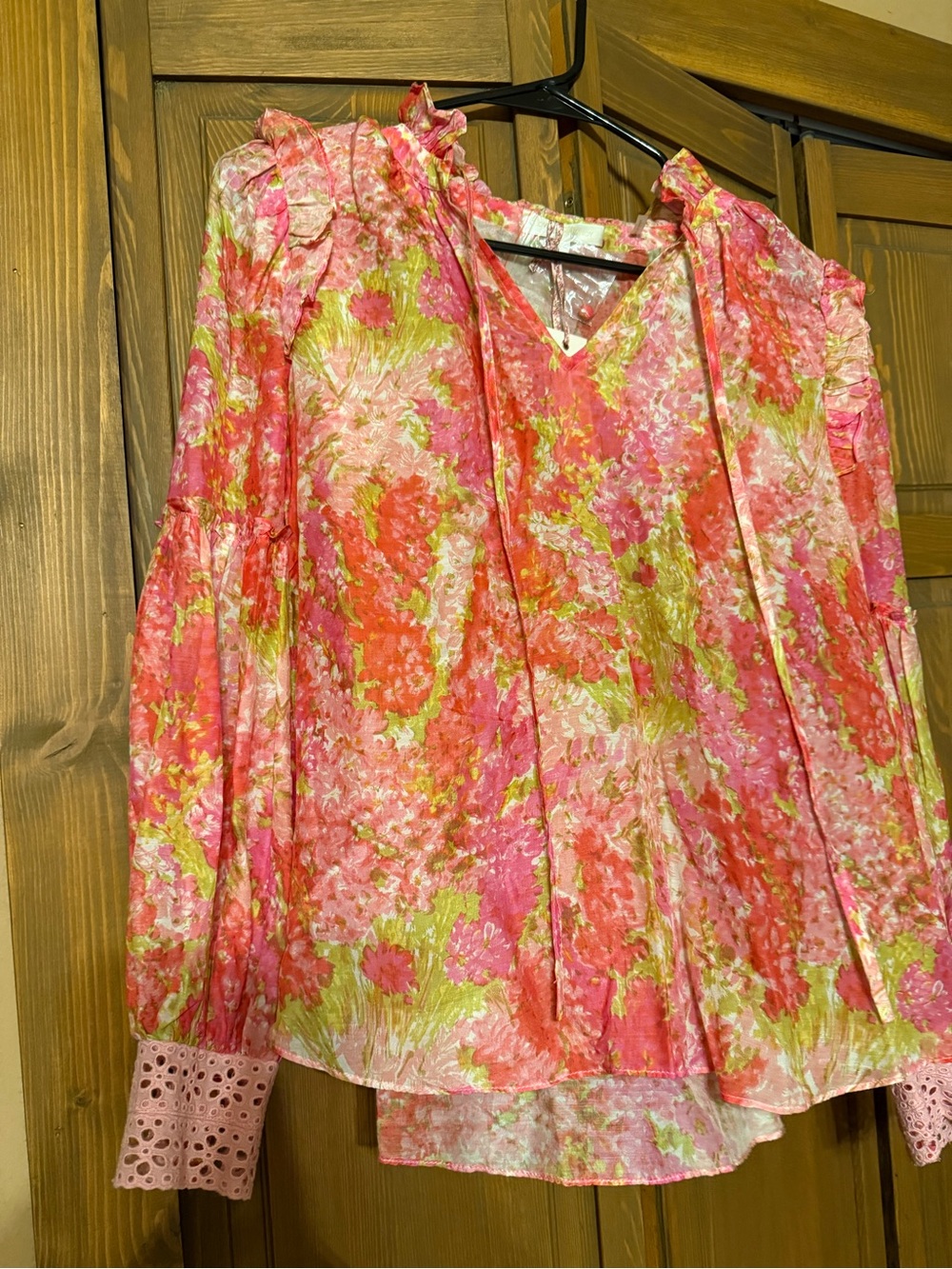 LoveShackFancy Floral Blouse